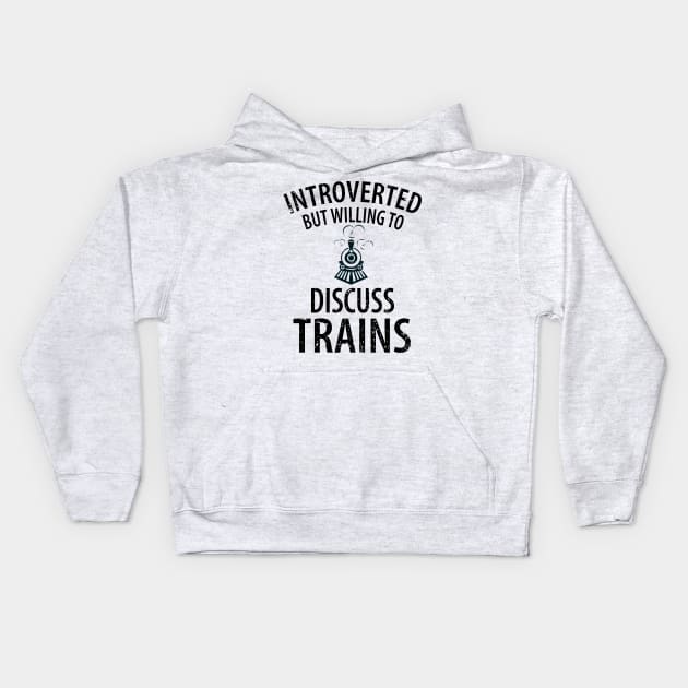 train railwayman trains driver Kids Hoodie by Johnny_Sk3tch